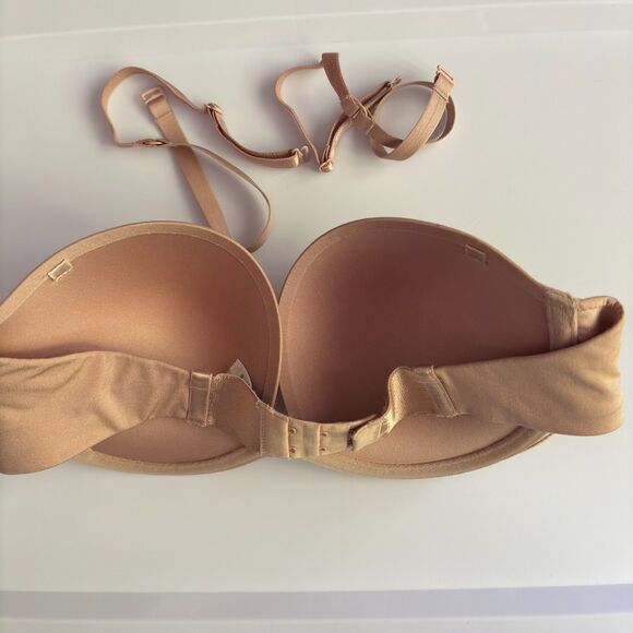 Felina Evolve Convertible Strapless Bra Underwire Fawn Bra 34C - Picture 3 of 6